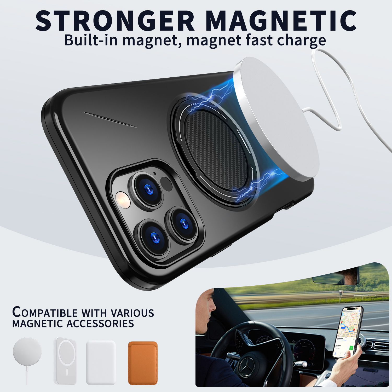Wireless Charging Strong Magne - Magnetic Charging Stand のレビューと価格