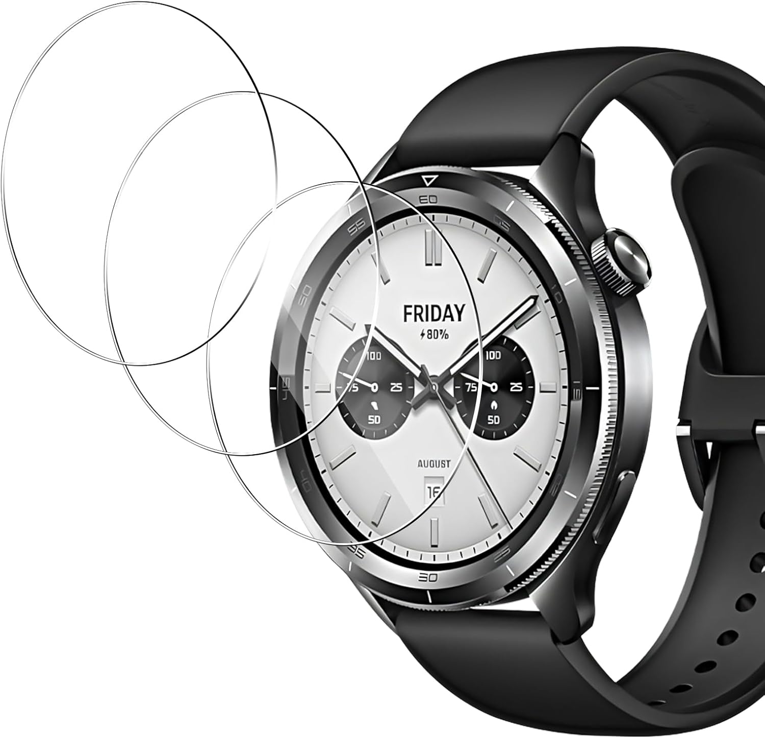 3PCS Tempered Glass Smartwatch - Xiaomi Smartwatch S4 Accessories のレビューと価格