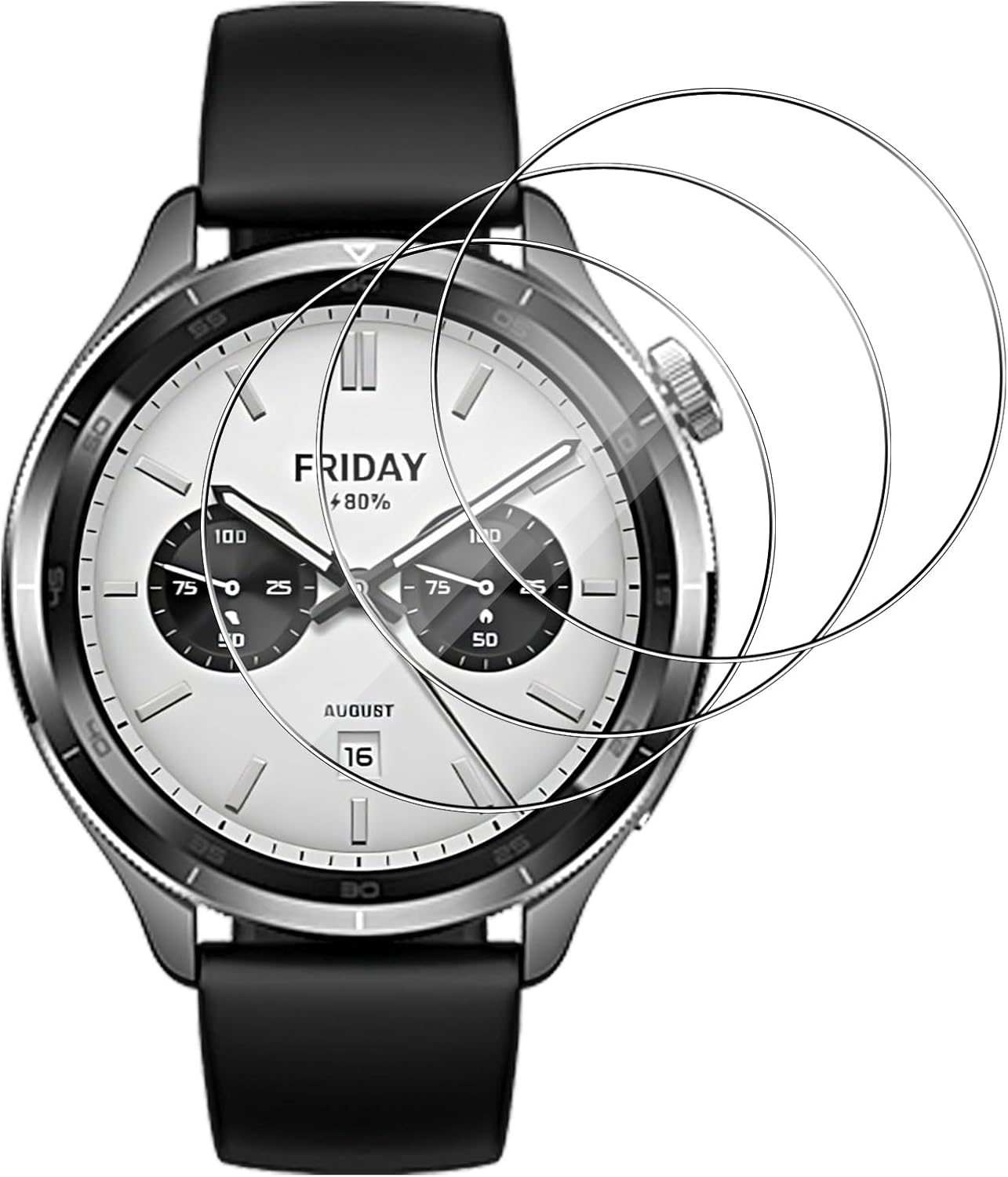 3PCS Tempered Glass Smartwatch - Xiaomi Smartwatch S4 Accessories のレビューと価格