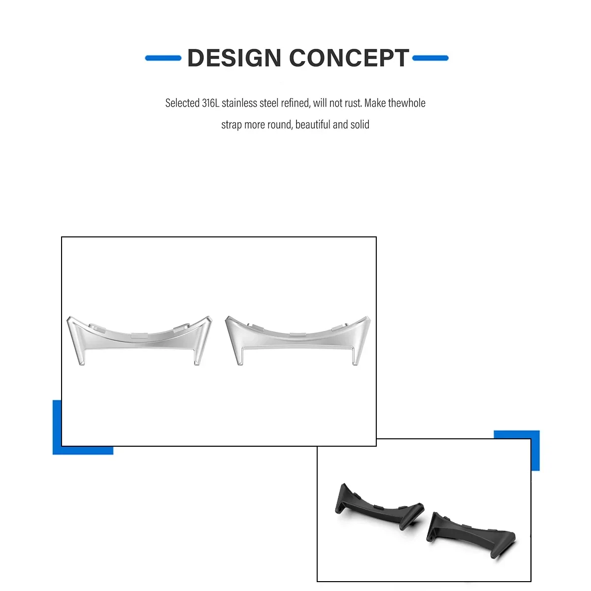 2pcs Watch Strap Connector Ada - Smartwatch Watch Accessories のレビューと価格