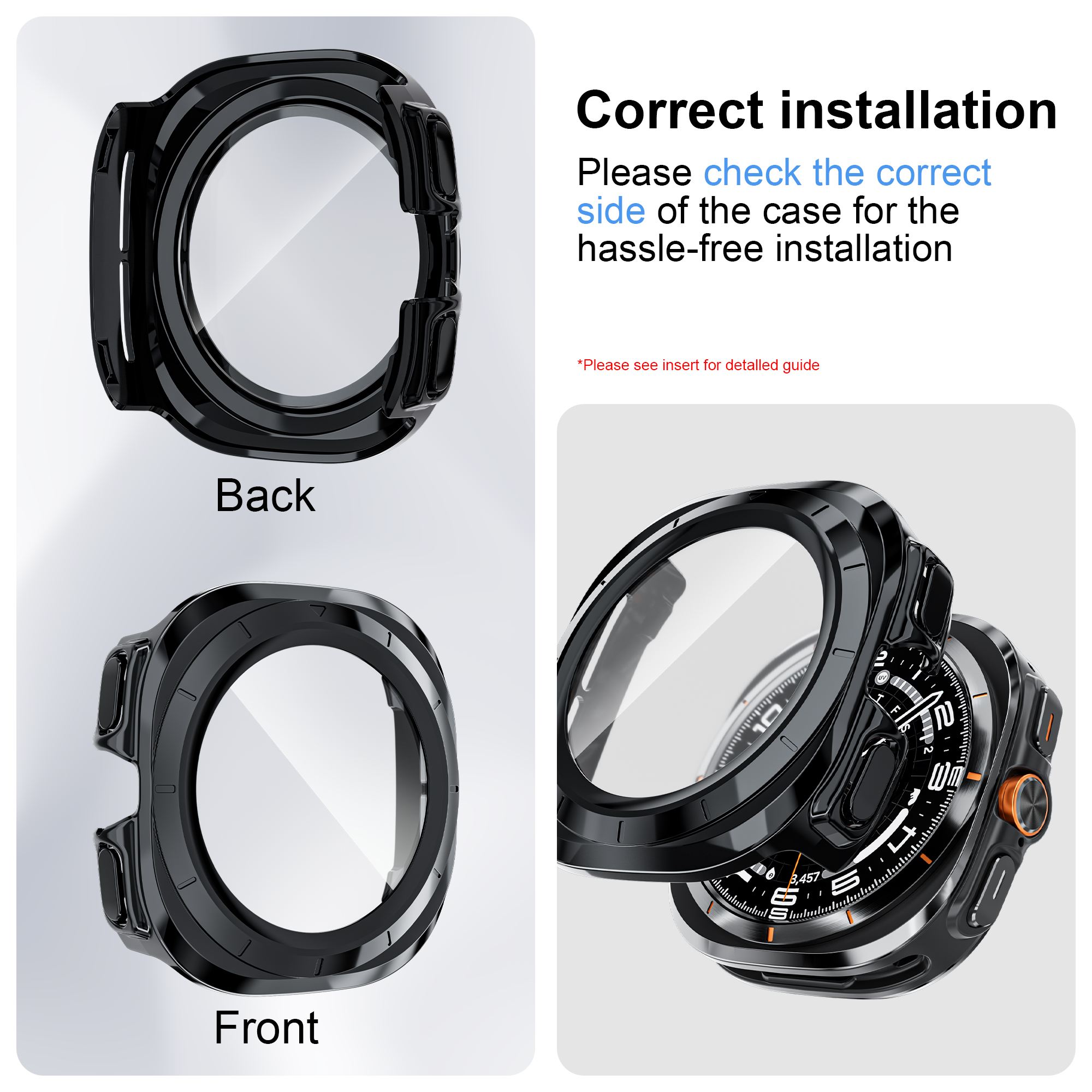 Case for Samsung Galaxy Watch  - Smartwatch Band Accessories のレビューと価格