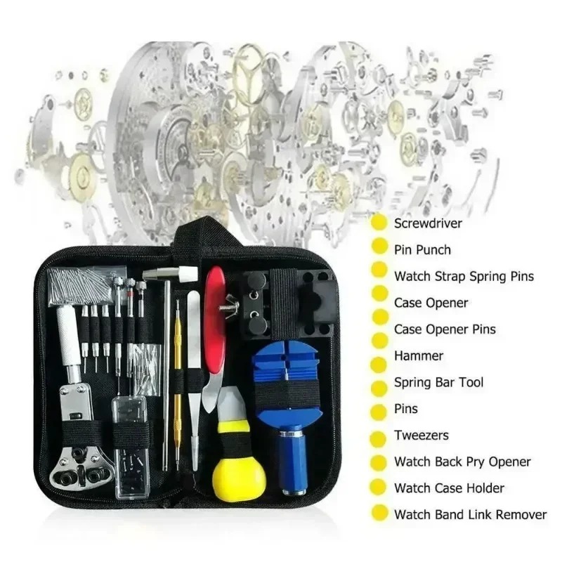 147Pcs Watch Repair Tool Set W - Tool Kit Strap Change のレビューと価格