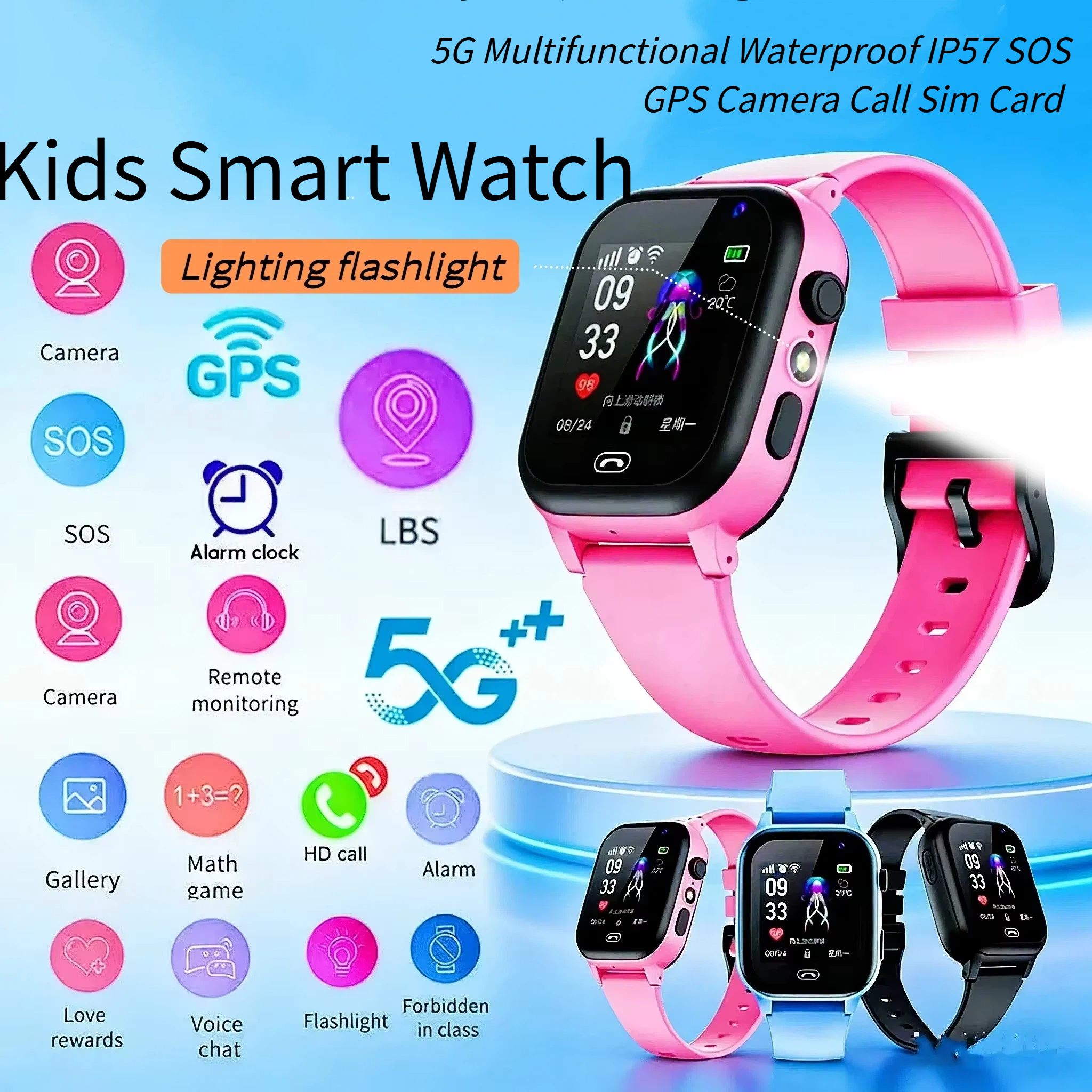 Lenovo Kids Smart Watch 5G GPS - Smartwatch Id のレビューと価格