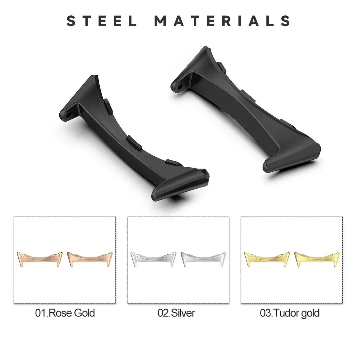 2pcs Watch Strap Connector Ada - Smartwatch Watch Accessories のレビューと価格