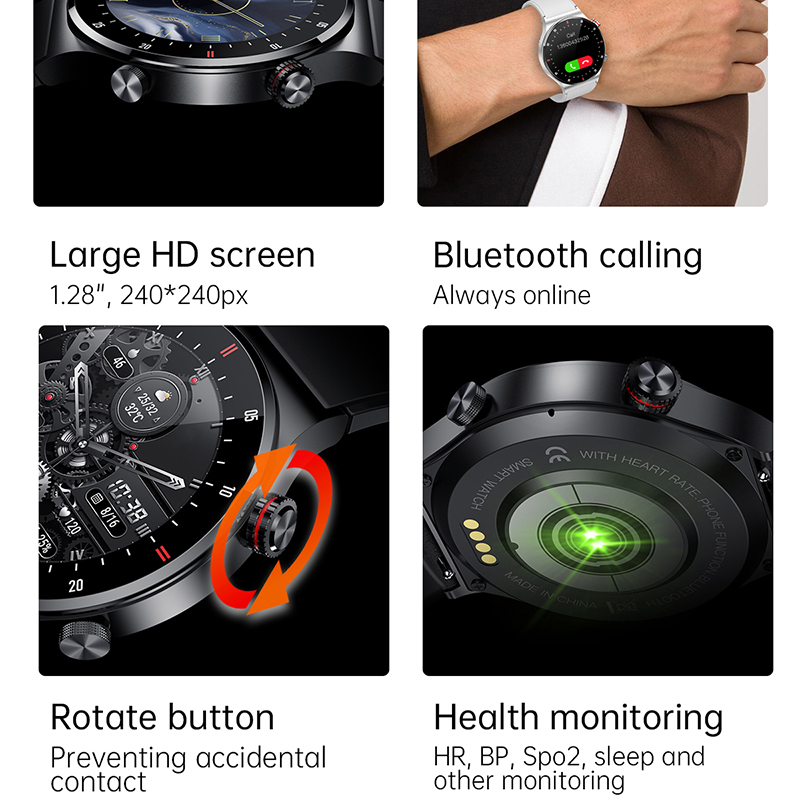 GPS ECG+PPG Bluetooth Call Sma - Smartwatch Custom のレビューと価格