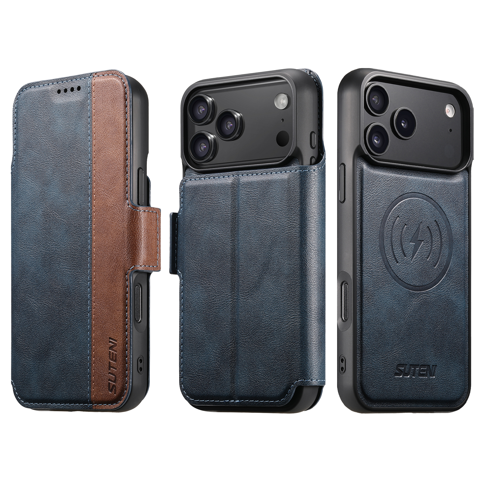 SUTENI Faux Leather Wireless C - Magnetic Charging Stand のレビューと価格