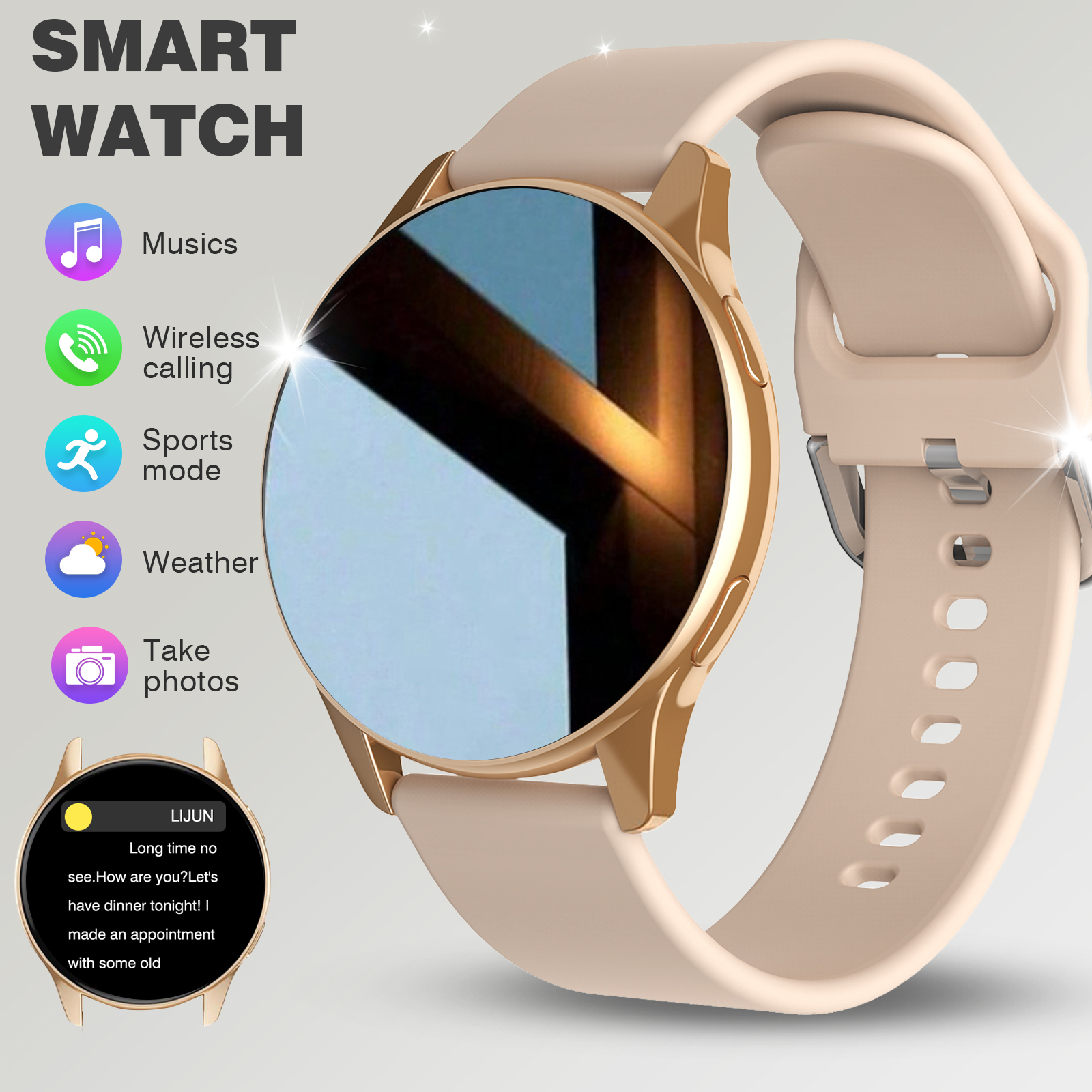 Smartwatch, Wireless Calling/D - Smartwatch Custom のレビューと価格
