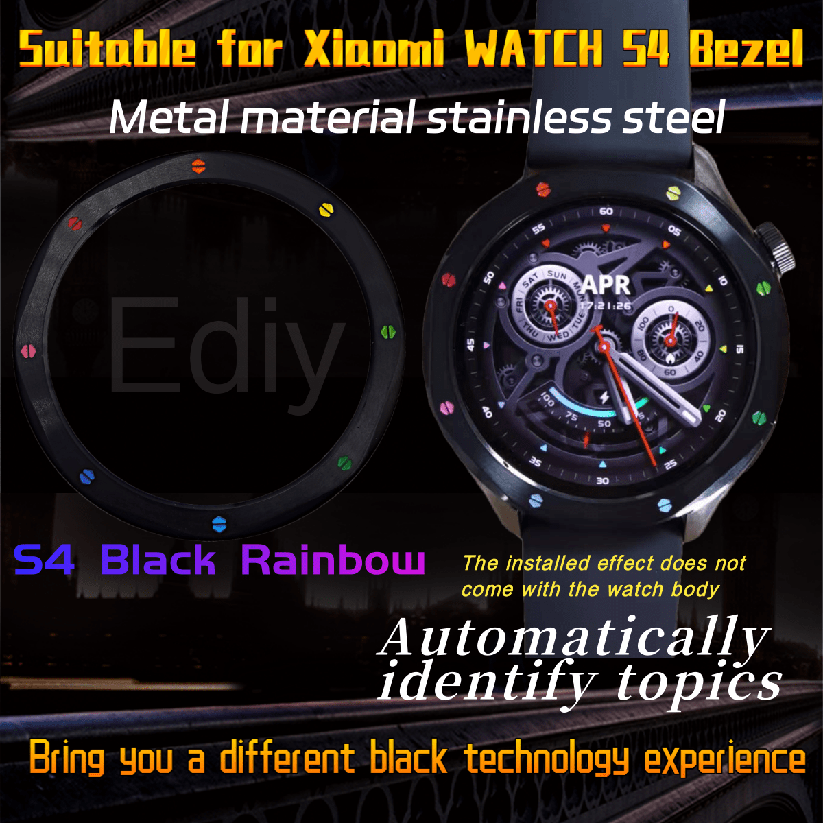 Metal Bezel Ring Watch Bezel S - Xiaomi Smartwatch S3 Accessories のレビューと価格