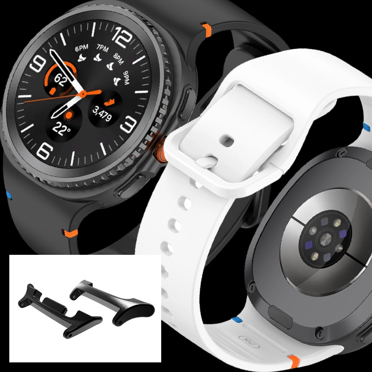 Adapter For Samsung Galaxy Wat - Watch Band Connector のレビューと価格
