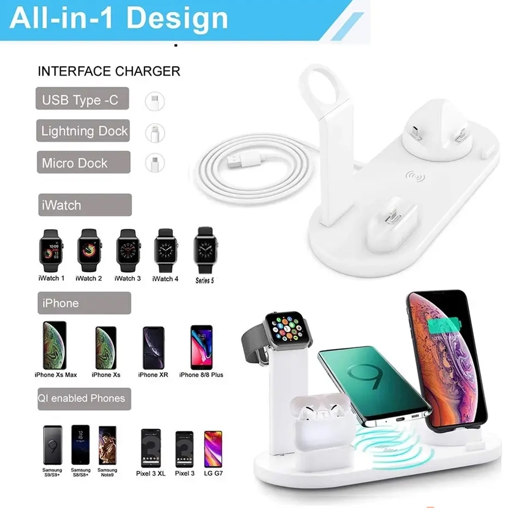 30W 7 in 1 Wireless Charger St - Smartwatch Ac のレビューと価格
