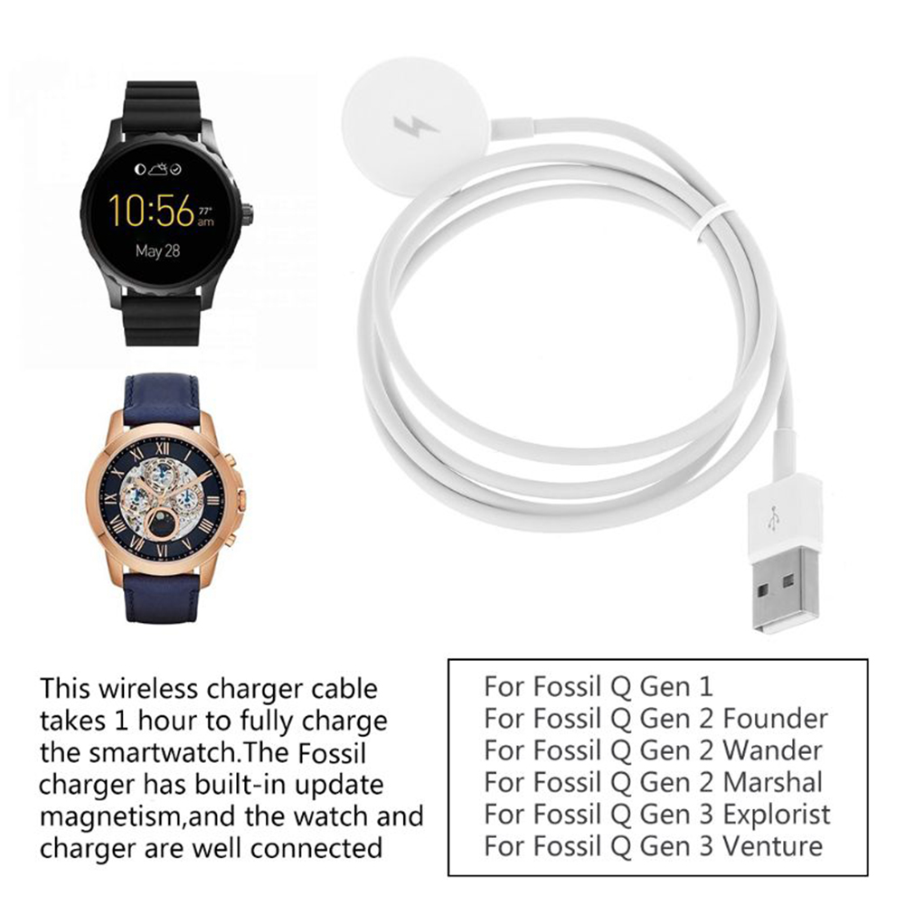 USB Watch Charger Adapter Shor - Fossil Smartwatch Accessories のレビューと価格