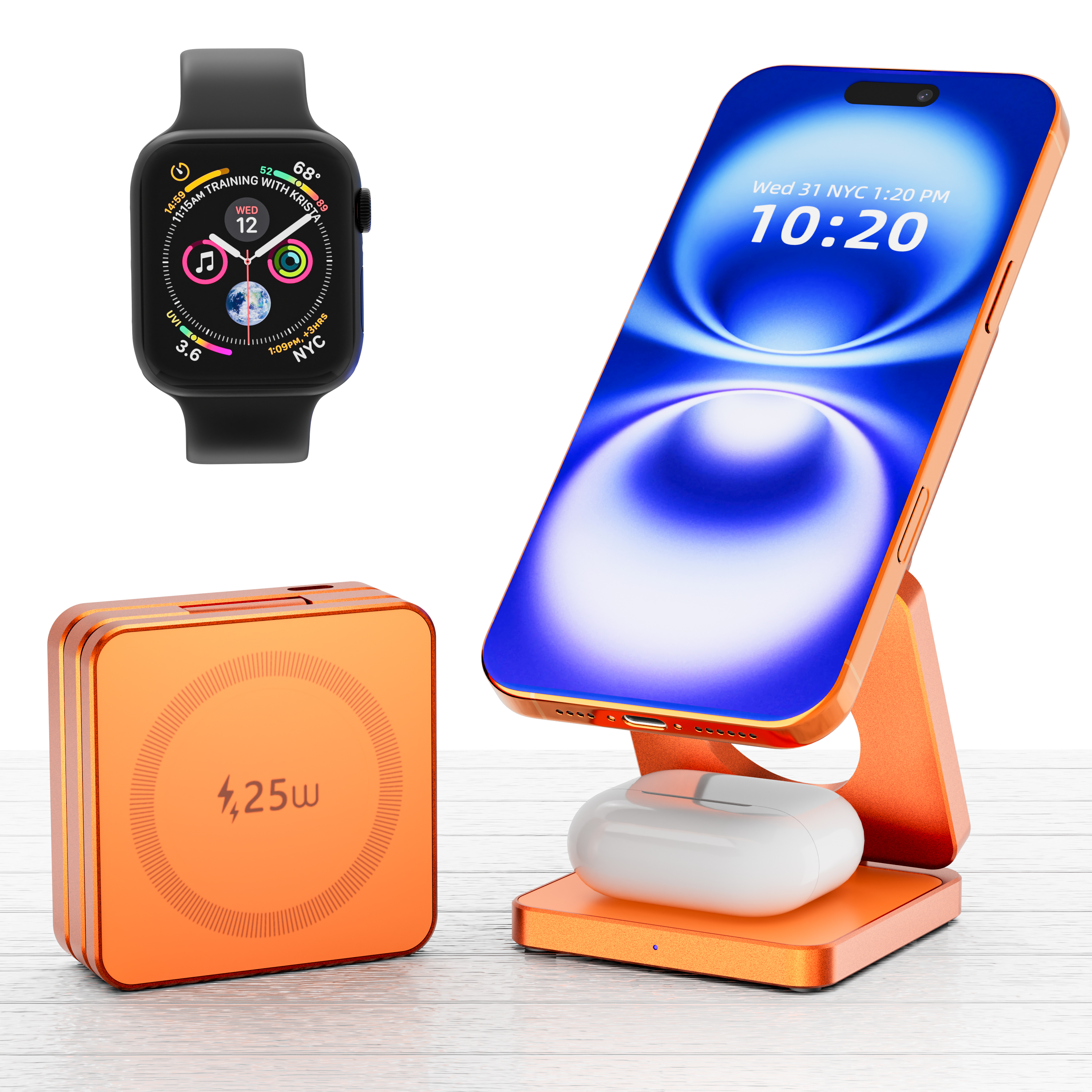 3 in 1 Qi2.2 25W Folding Wirel - Smartwatch Ac のレビューと価格