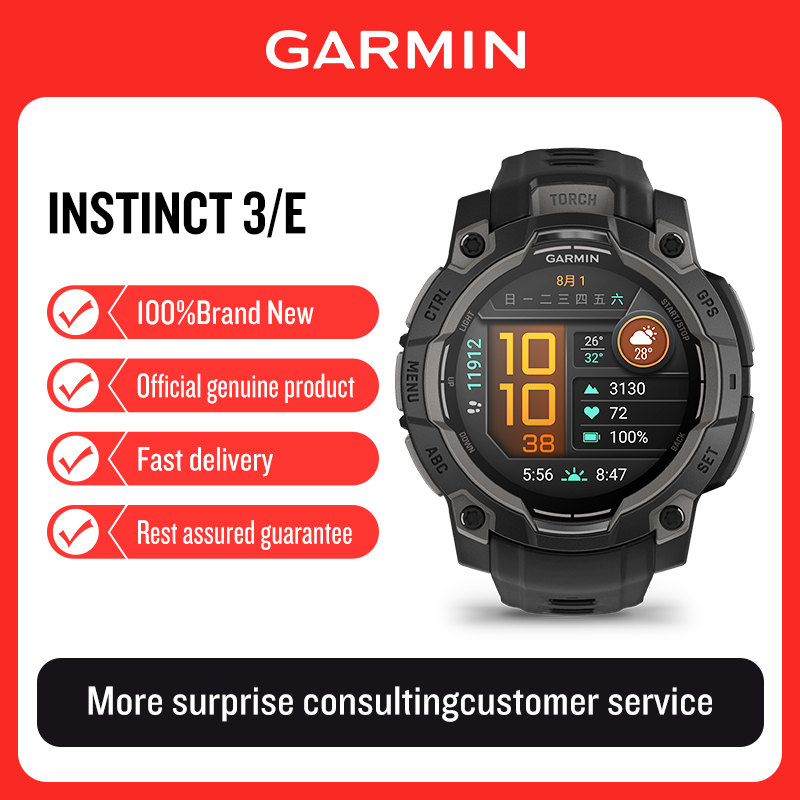 Garmin Instinct3/E solar power - Smartwatch X18 のレビューと価格