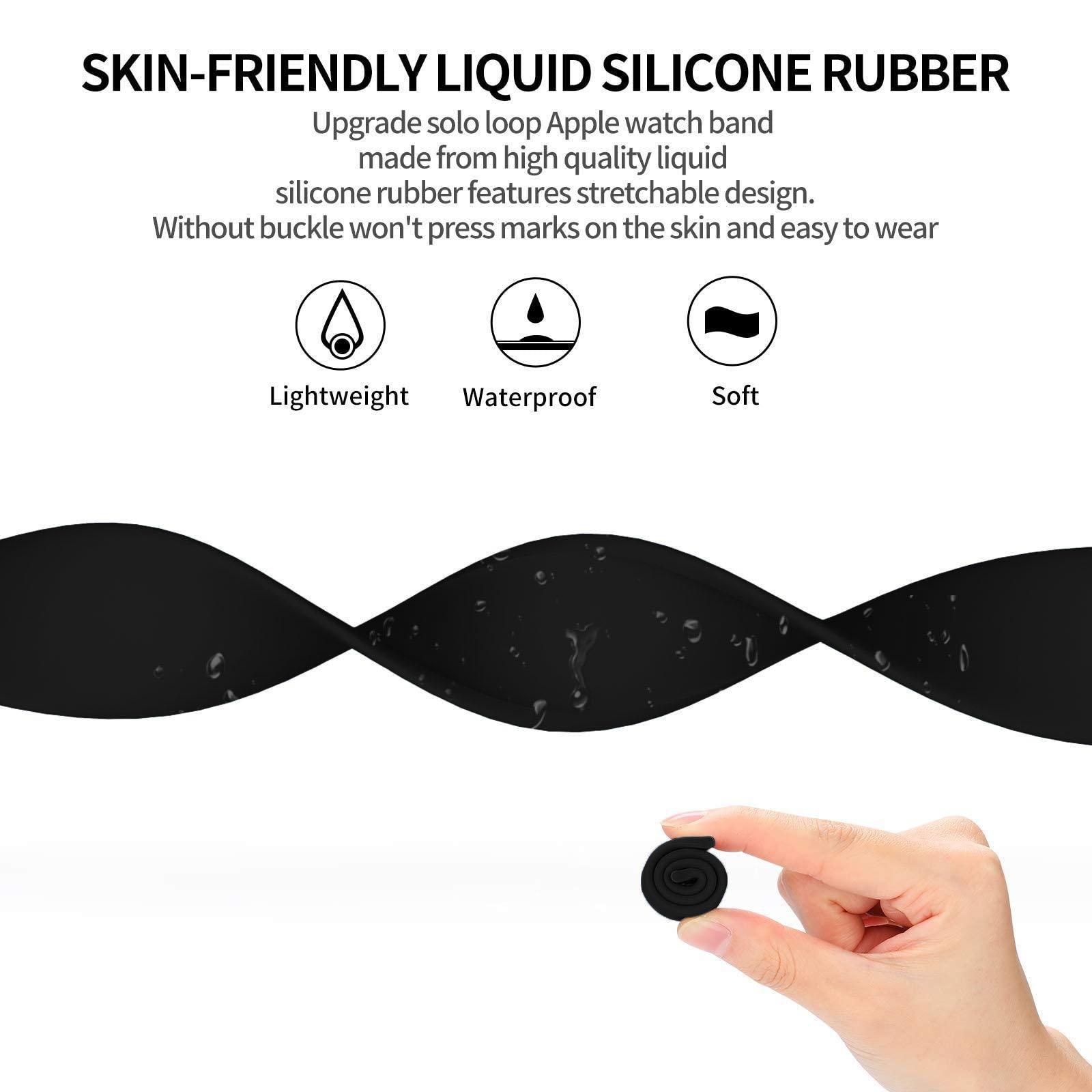 Solo Loop silicone for apple W - Sport Loop Strap のレビューと価格