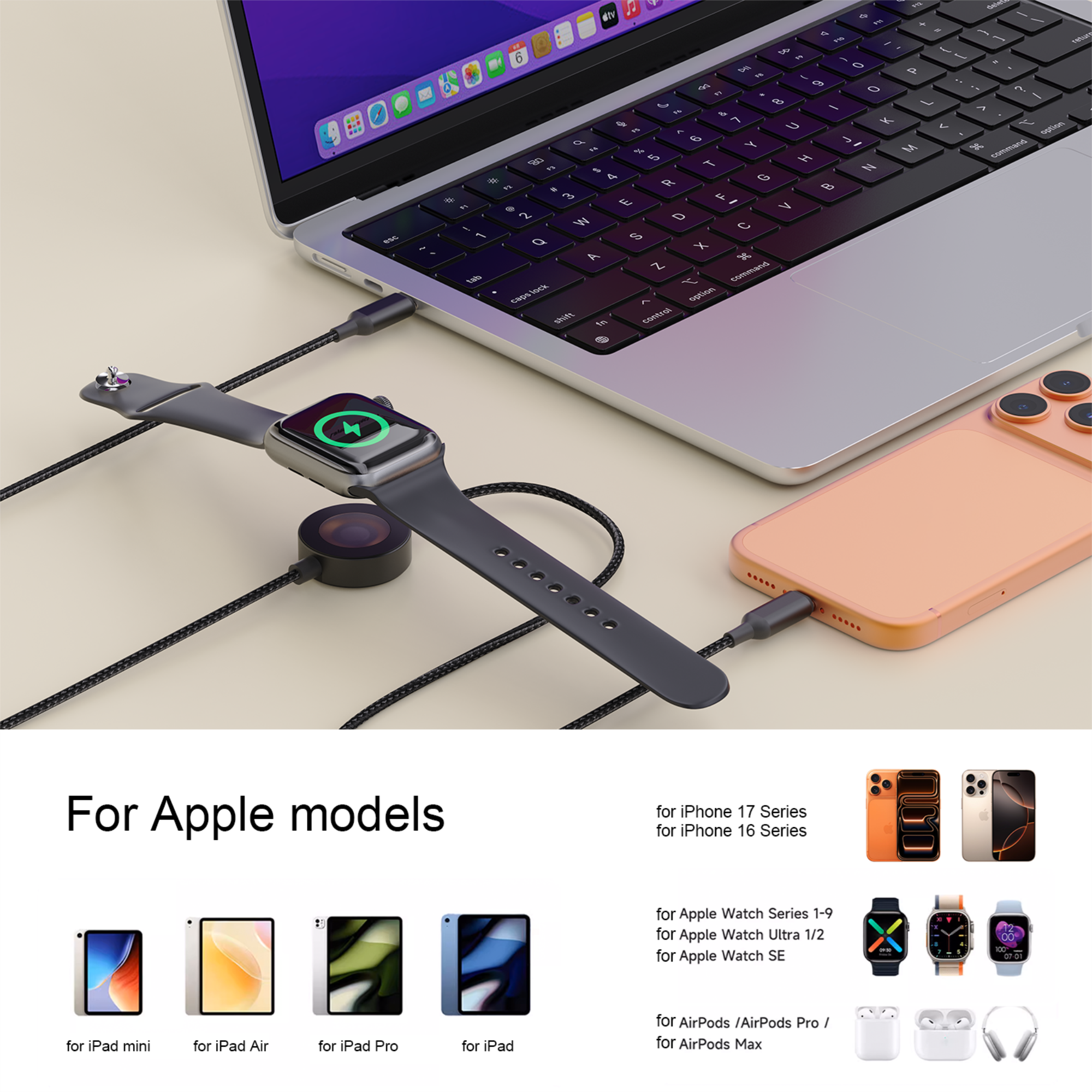 Bonola 2 in 1 Fast Watch Charg - Smartwatch Ac のレビューと価格