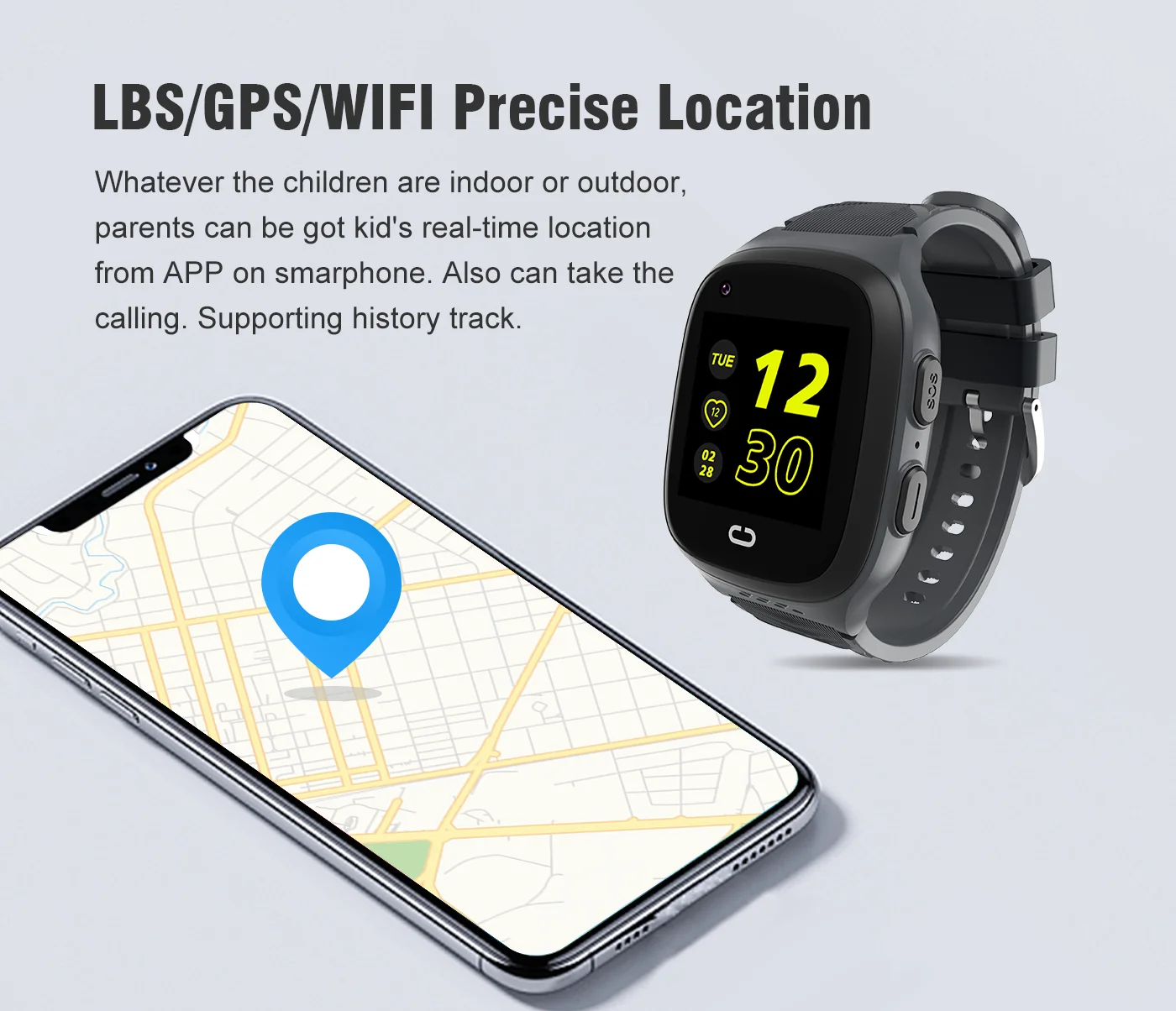 4G Kids Smartwatch SOS Waterpr - Smartwatch Id のレビューと価格