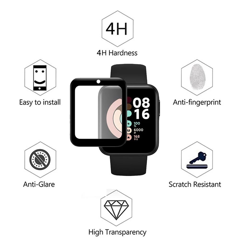 2 Pcs Tempered Glass for Redmi - Smart Watch Accessories のレビューと価格