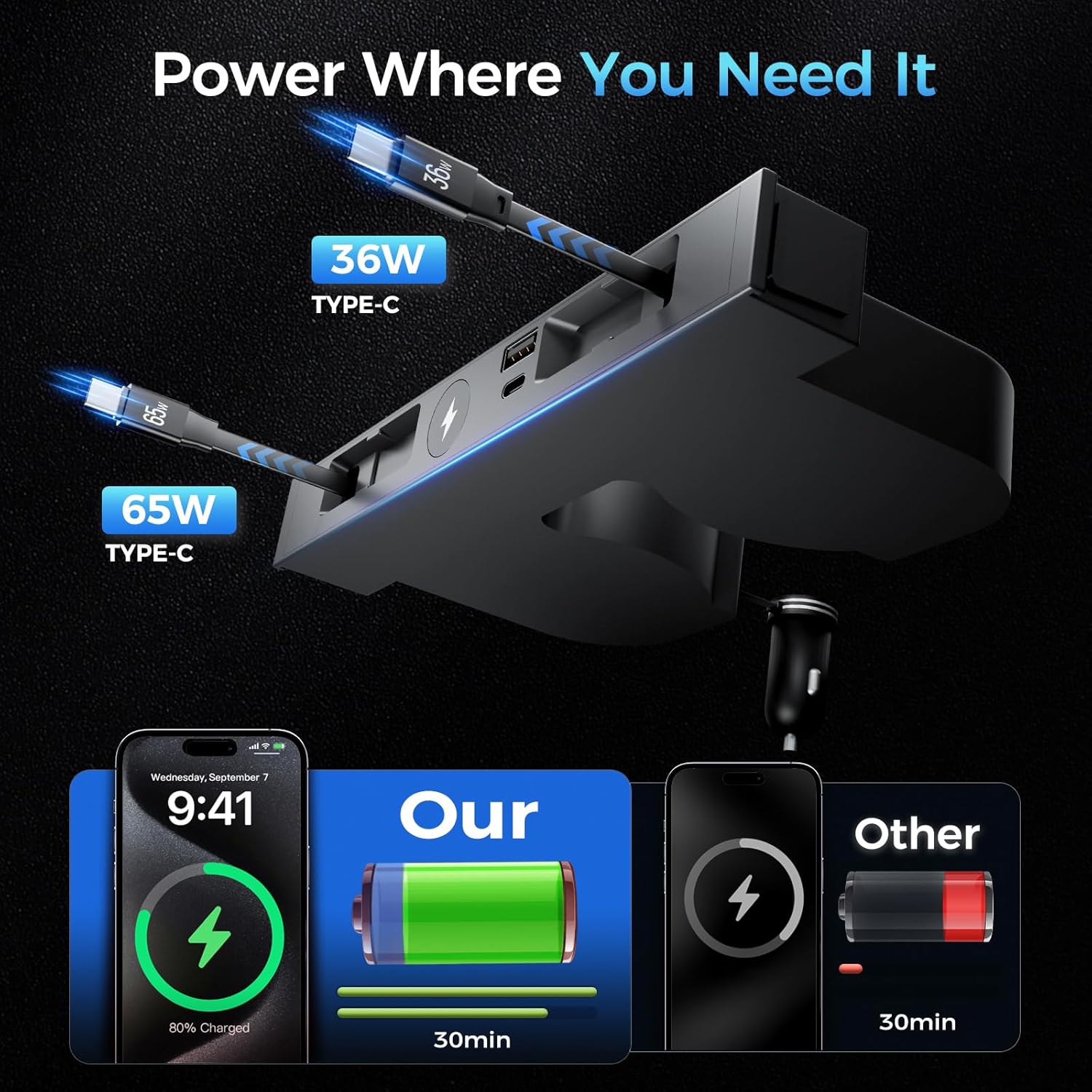 USB Hub for Tesla Model Y/3 Hi - Watch Charger Cable のレビューと価格