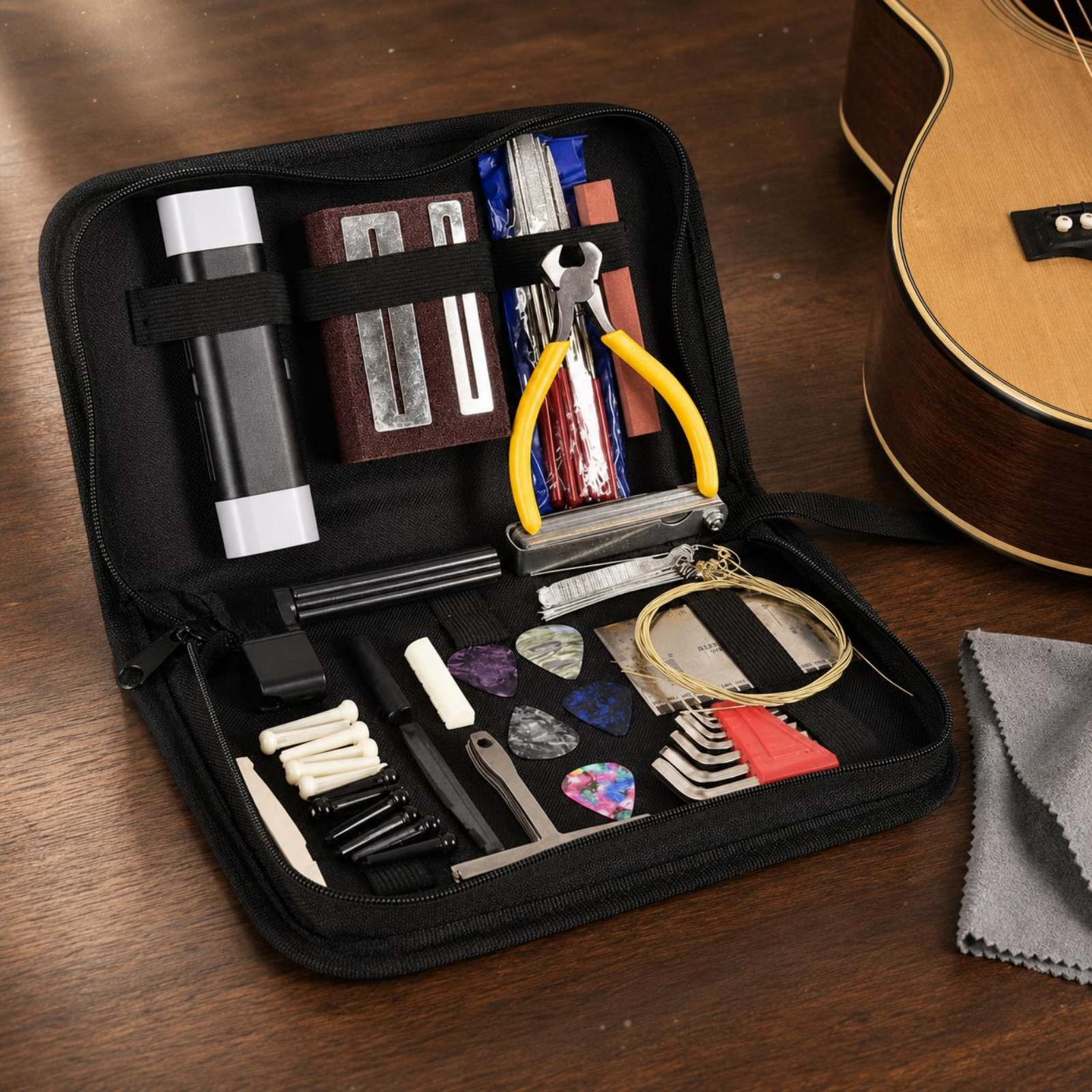 Guitar Repair Toolkit Elastic  - Tool Kit Strap Change のレビューと価格