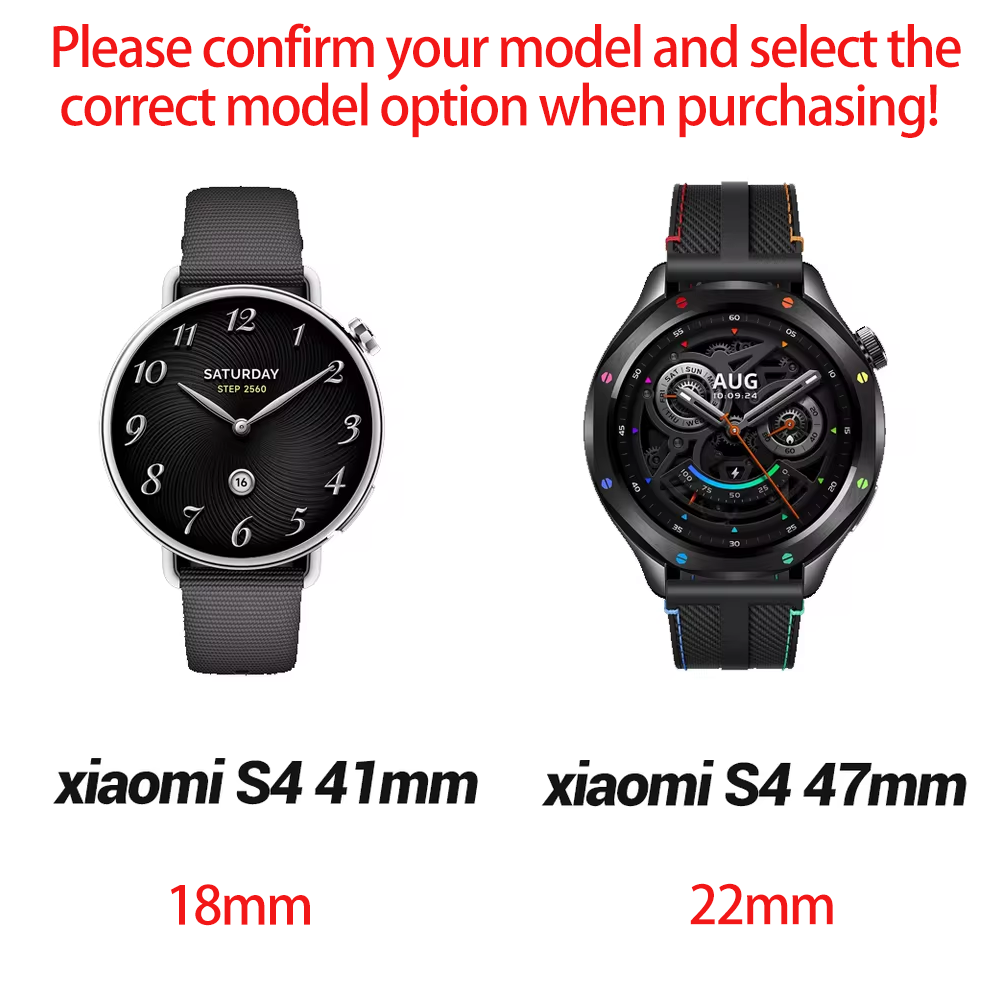18mm 20mm 22mm Magnetic Loop S - Xiaomi Smartwatch S4 Accessories のレビューと価格