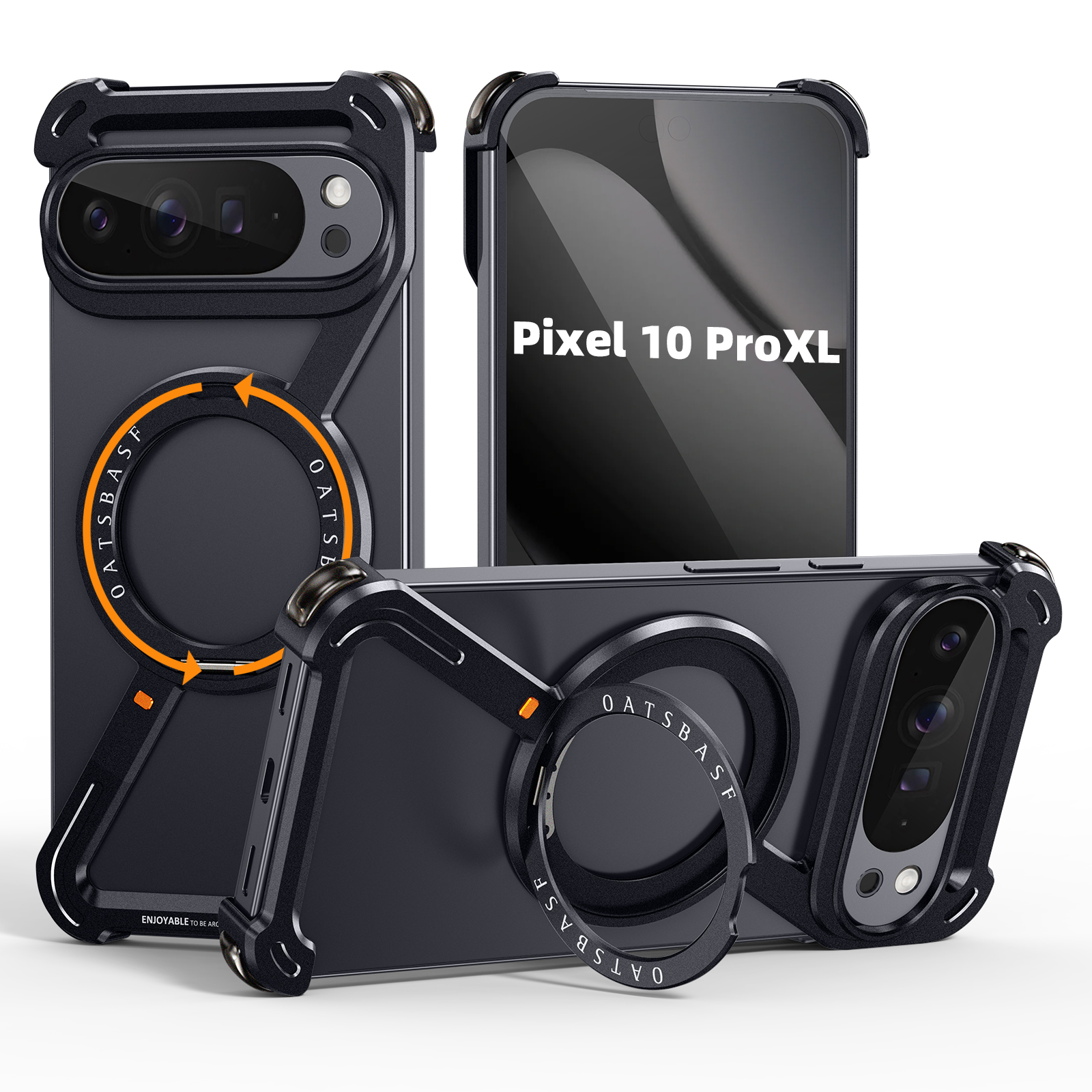 Oatsbasf Metal Phone Case for  - Magnetic Charging Stand のレビューと価格
