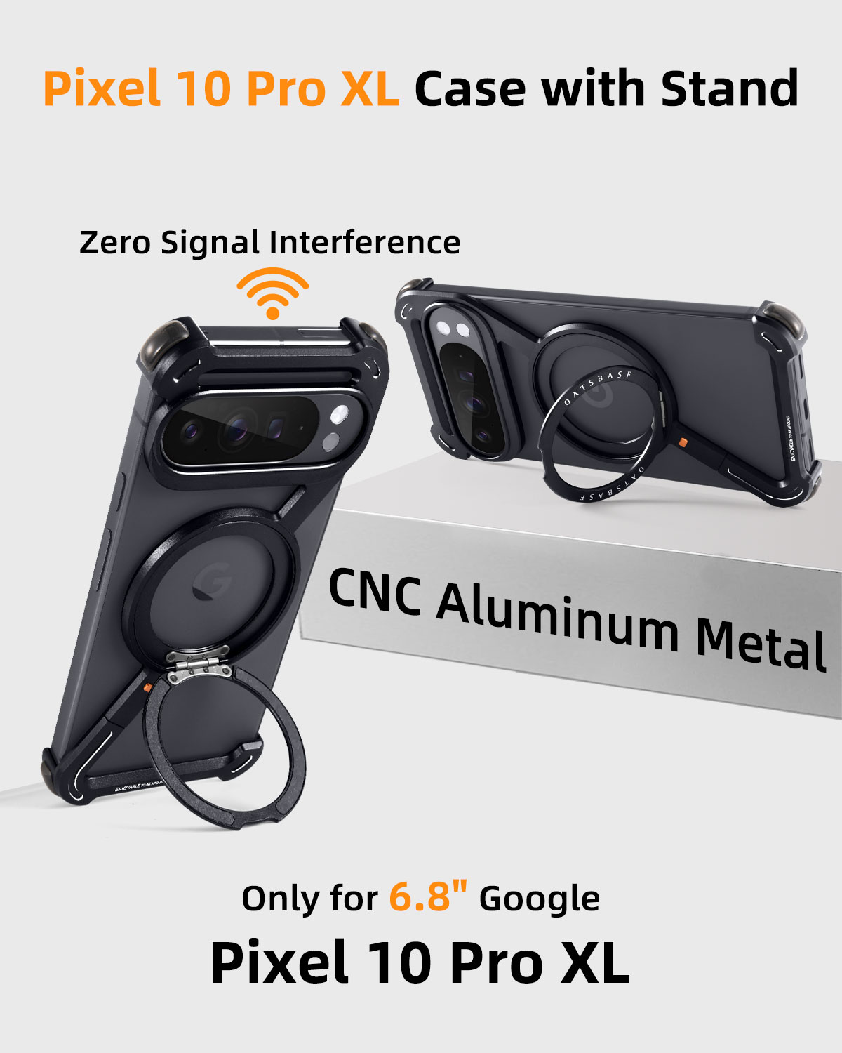 Oatsbasf Metal Phone Case for  - Magnetic Charging Stand のレビューと価格