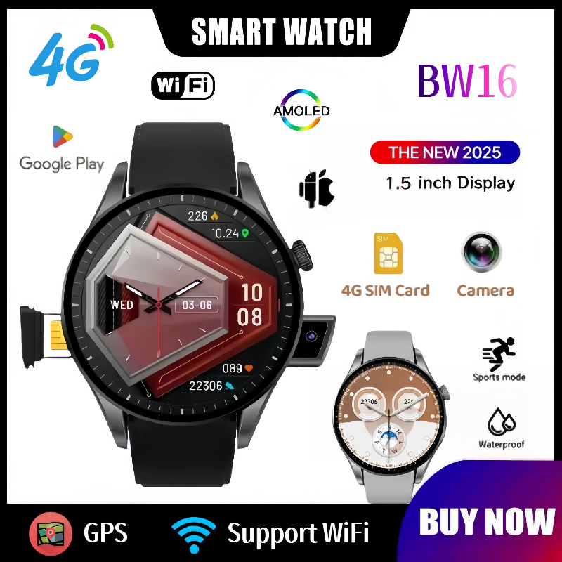 New 4G Smartwatch BW16: WiFi | - Smartwatch Id のレビューと価格