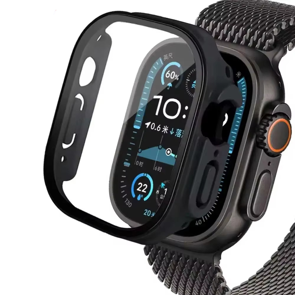 Glass+case For Apple Watch Ult - Smartwatch Band Accessories のレビューと価格