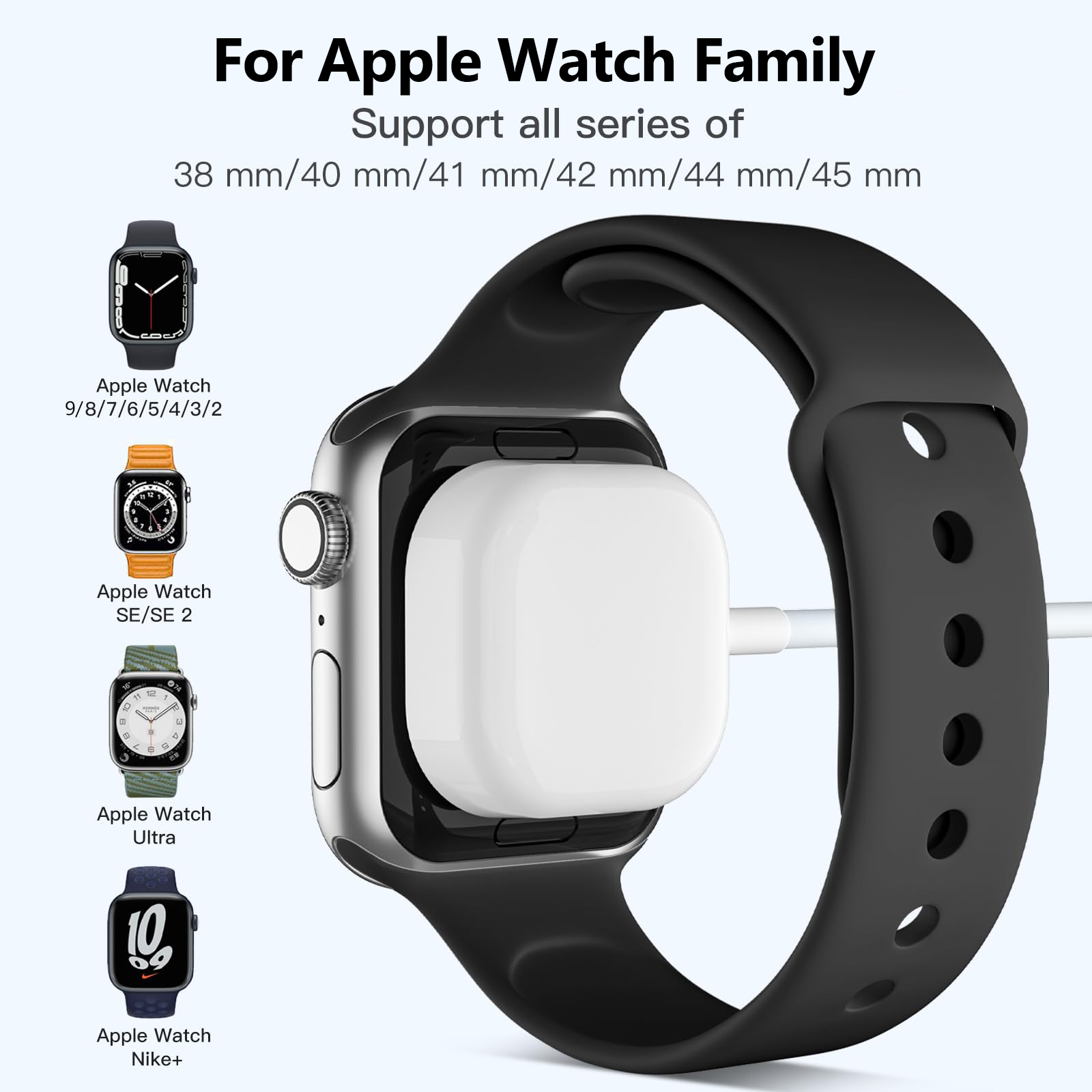 2 in 1 Magnetic Wireless USB A - Watch Charger Cable のレビューと価格