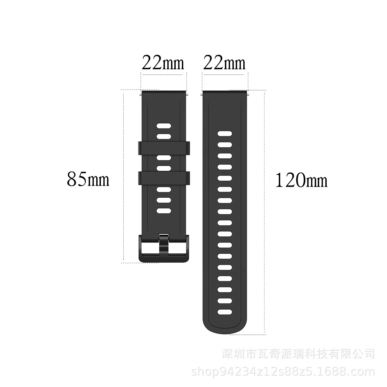 22mm Silicone Strap for Xiaomi - Xiaomi Smartwatch S4 Accessories のレビューと価格