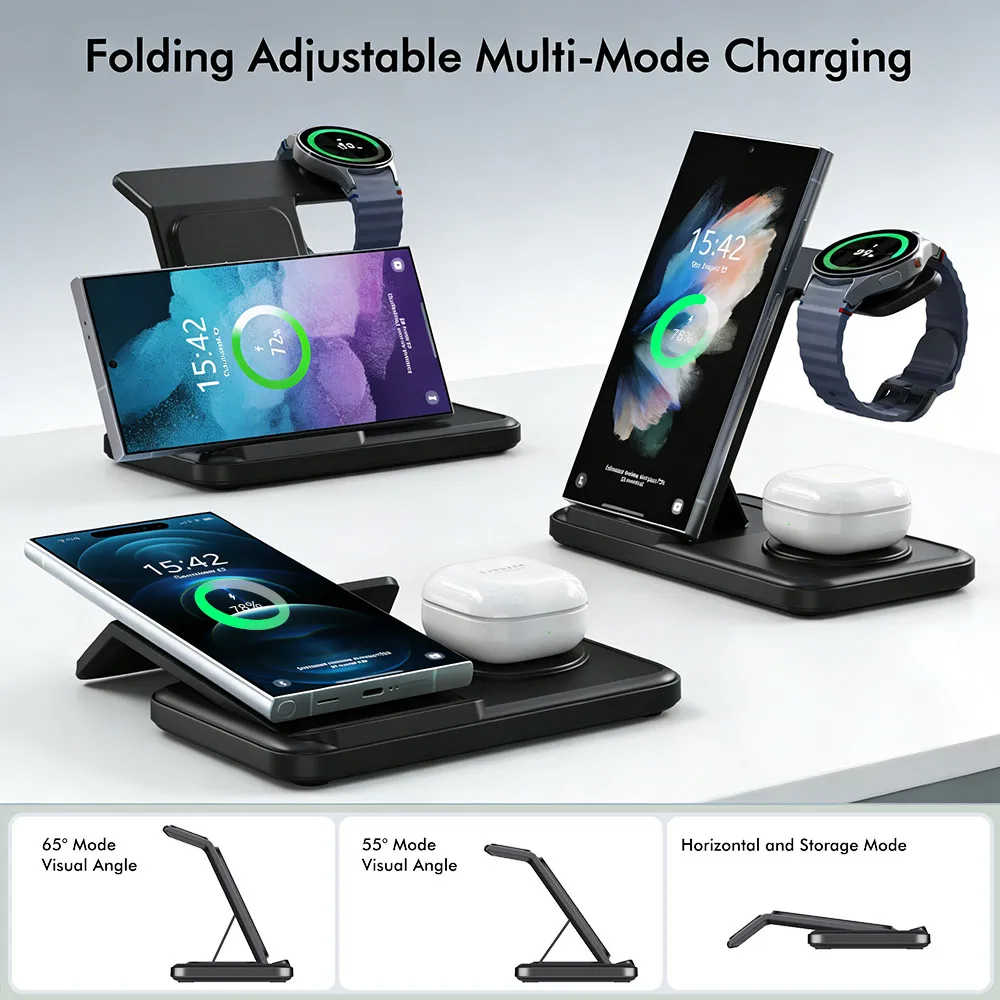 3 IN 1 Wireless Charger Statio - Smartwatch Ac のレビューと価格