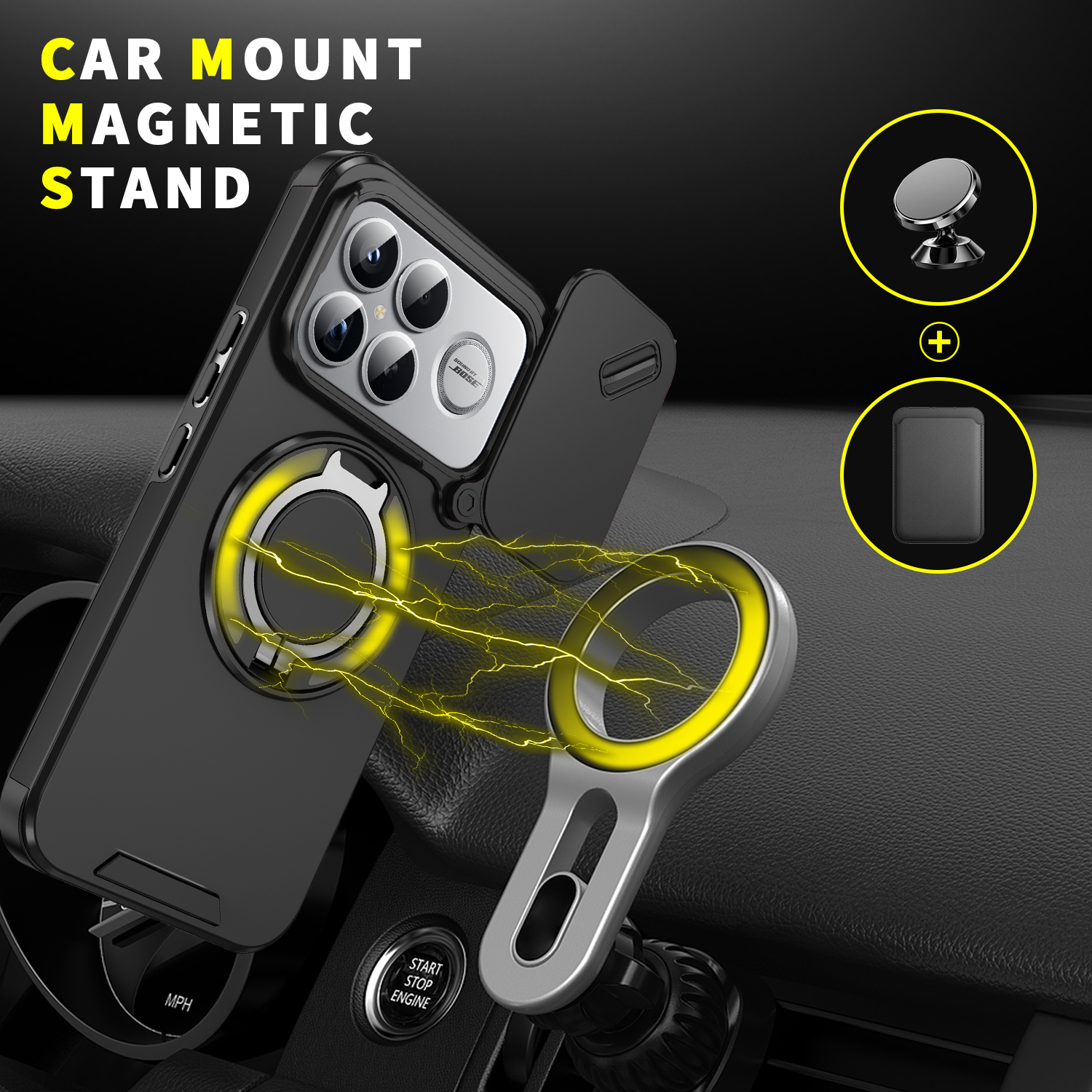 Magnetic Wireless Charging Rin - Magnetic Charging Stand のレビューと価格