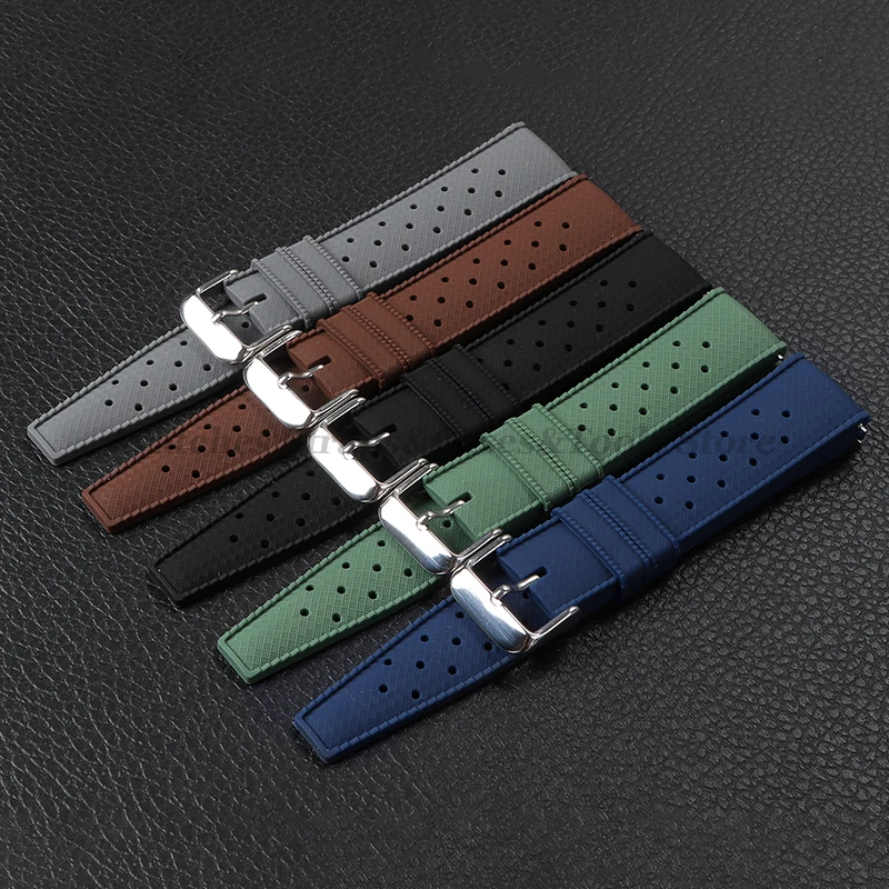 Tropic Silicone Watch Strap 18 - Fossil Smartwatch Accessories のレビューと価格