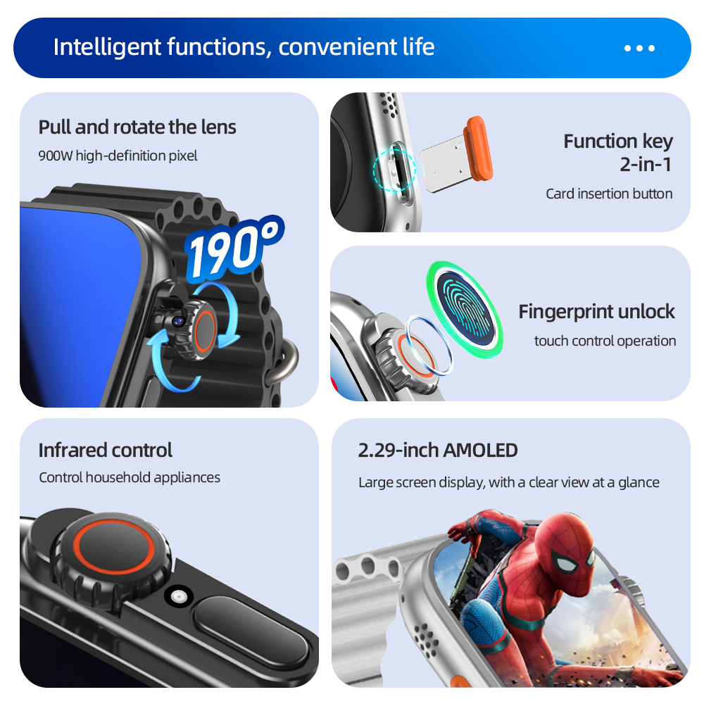 DW200 Smartwatch Men WIFI Touc - Smartwatch Id のレビューと価格