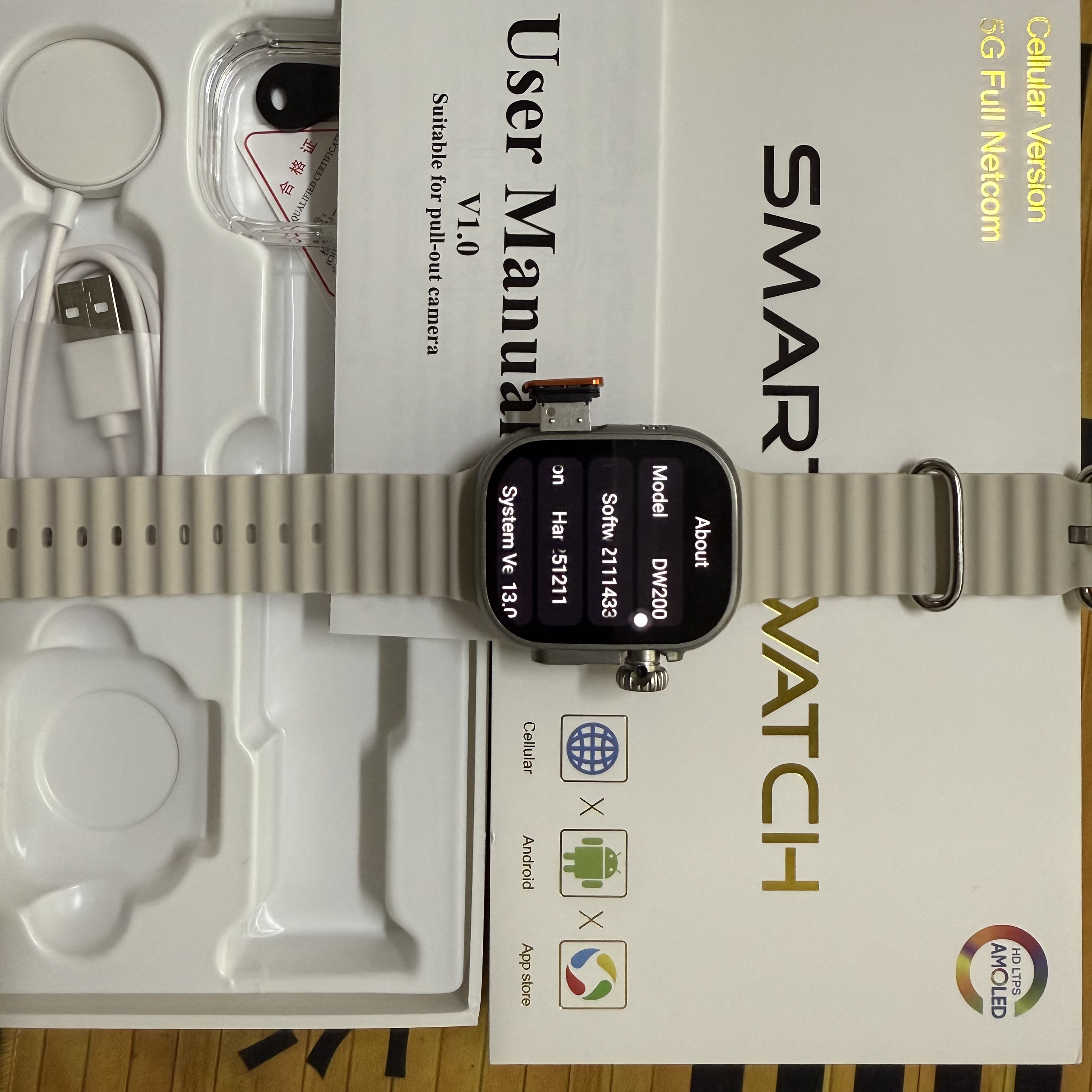 DW200 Smartwatch Men WIFI Touc - Smartwatch Id のレビューと価格