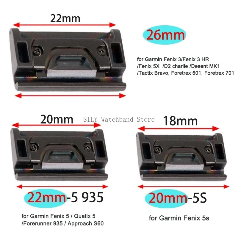 2PCS  Quick-Fit Metal Bands Co - Watch Band Connector のレビューと価格
