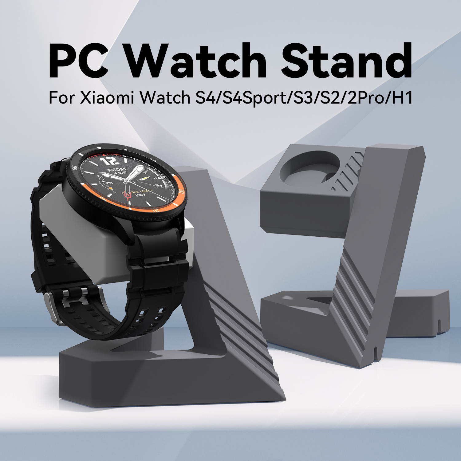 PC Geometric watch stand Dock  - Xiaomi Smartwatch S4 Accessories のレビューと価格