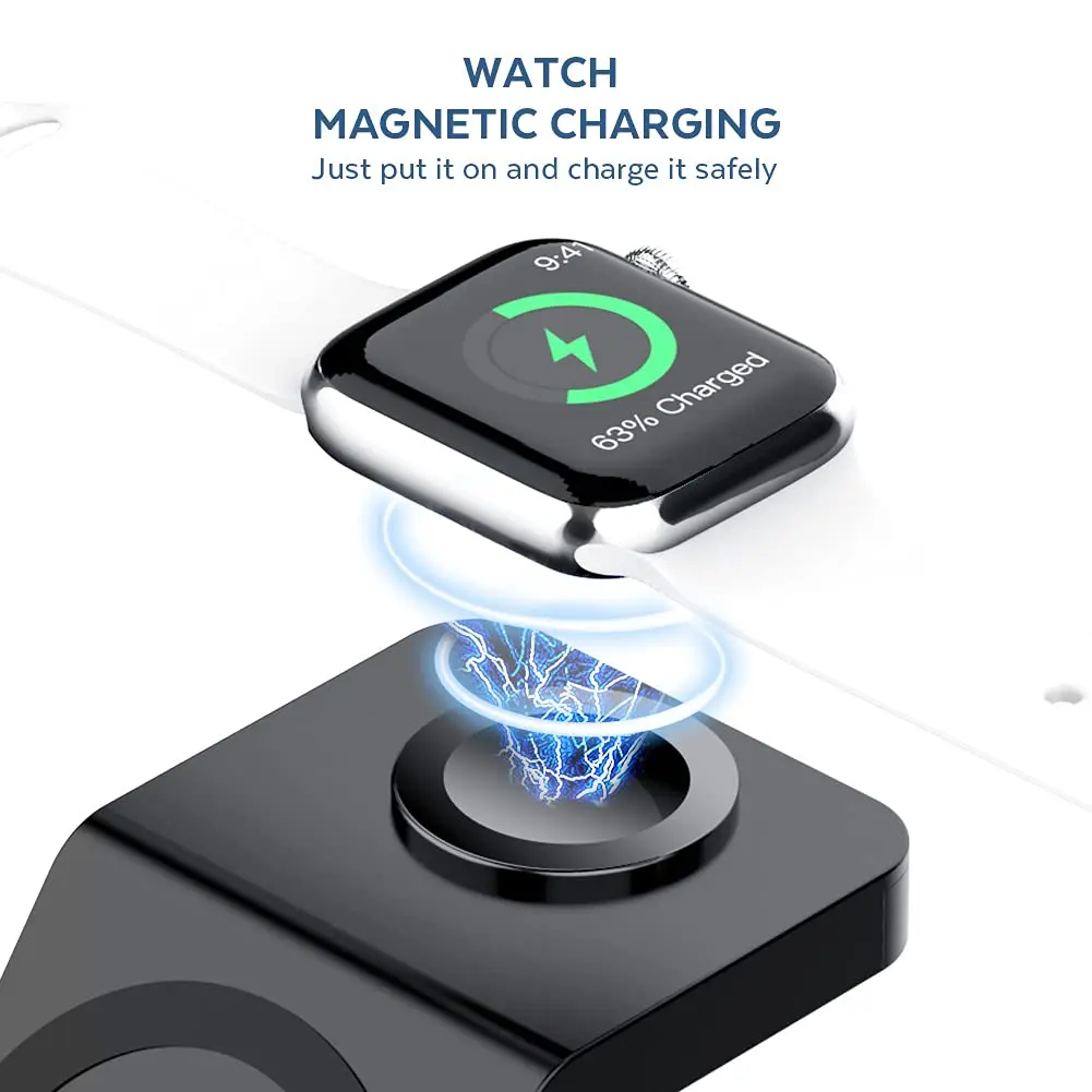 3 In 1 Wireless Charger Stand  - Smartwatch Ac のレビューと価格