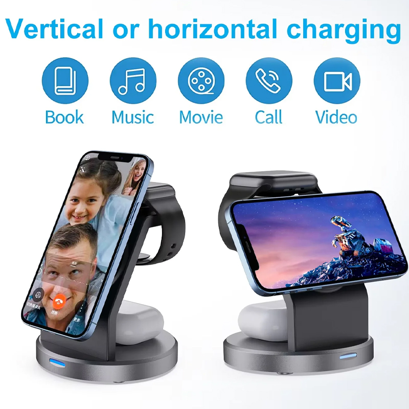 3 In 1 Wireless Charger Stand  - Smartwatch Ac のレビューと価格