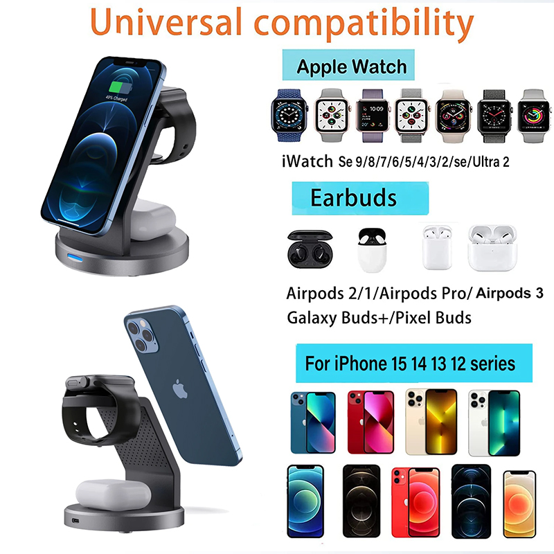 3 In 1 Wireless Charger Stand  - Smartwatch Ac のレビューと価格