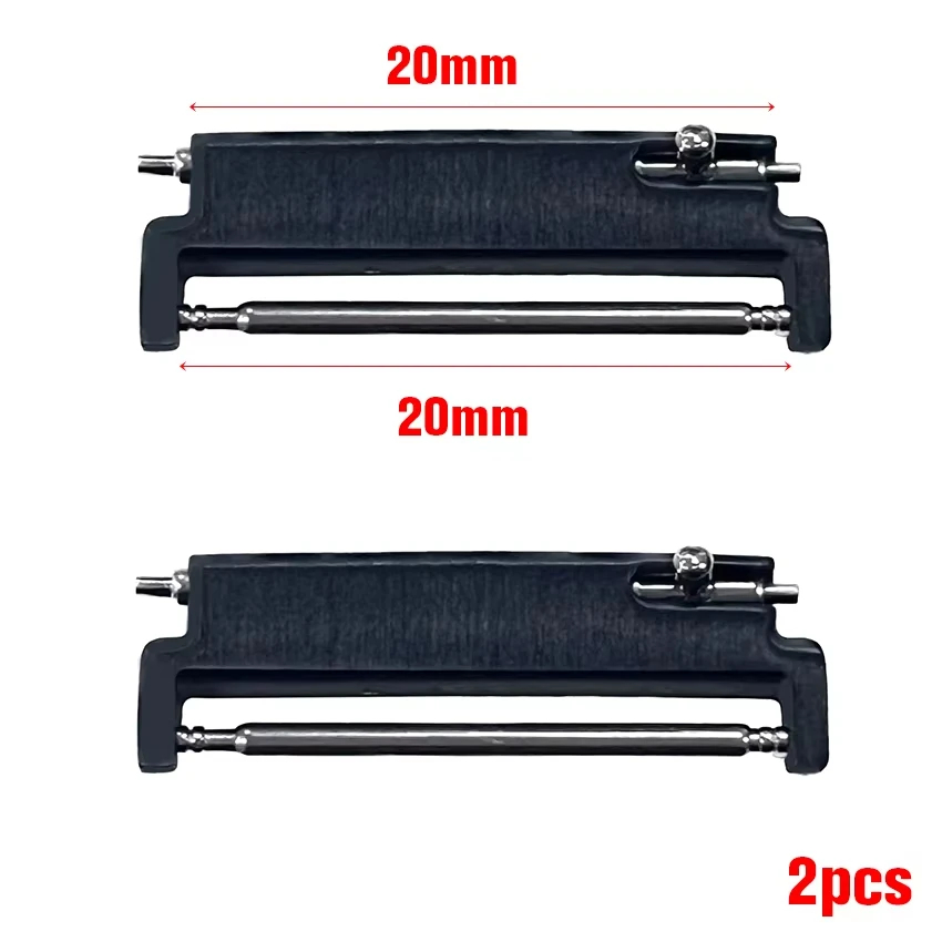 2pcs/lot Metal Adapters 20mm t - Watch Band Connector のレビューと価格