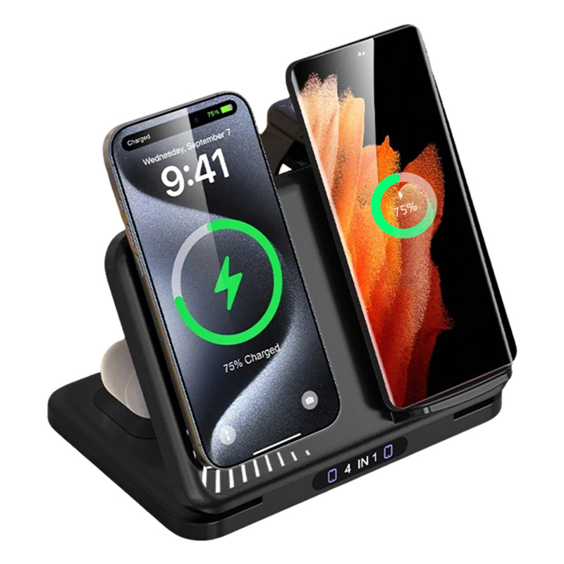 4 in 1 Dual Phone Wireless Cha - Smartwatch Ac のレビューと価格