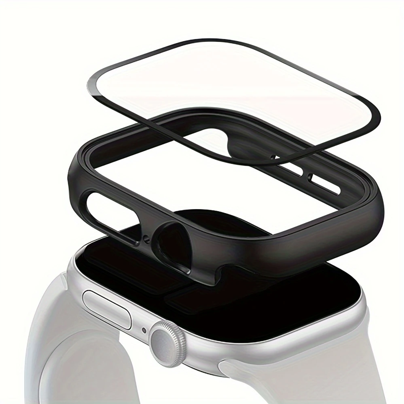 Glass + Case for Apple Watch 4 - Smartwatch Band Accessories のレビューと価格