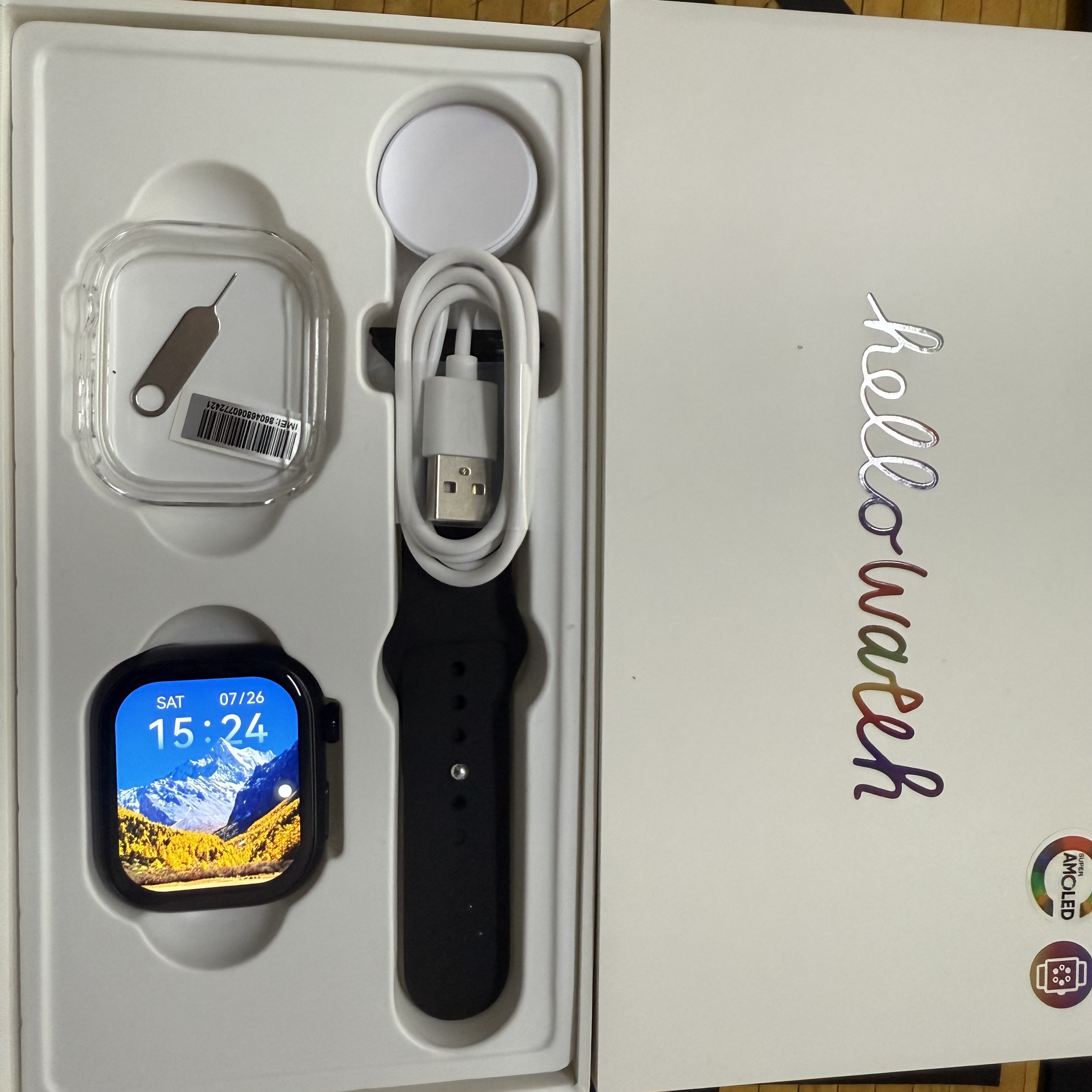 New VP69 2.39inch Amoled Andro - Smartwatch Id のレビューと価格