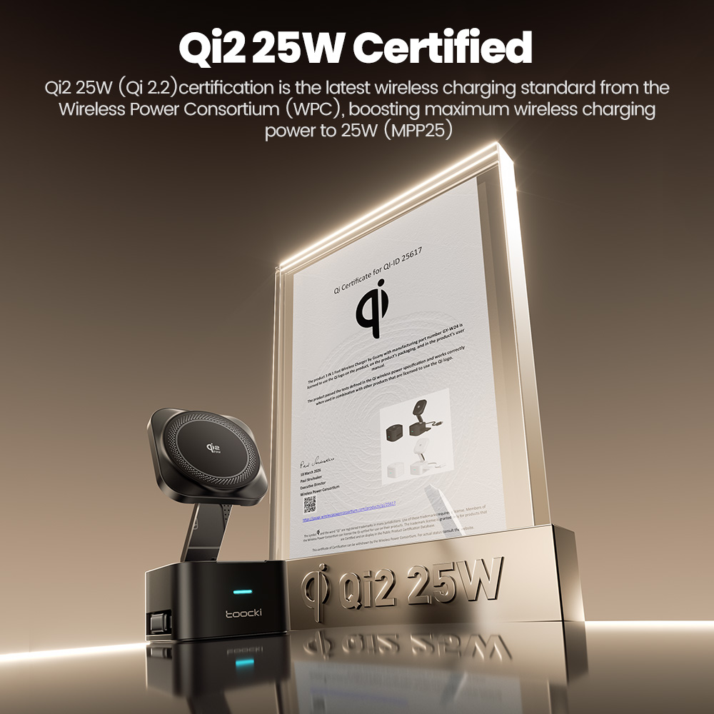 Toocki QI2.2 25W Wireless Char - Smartwatch Ac のレビューと価格