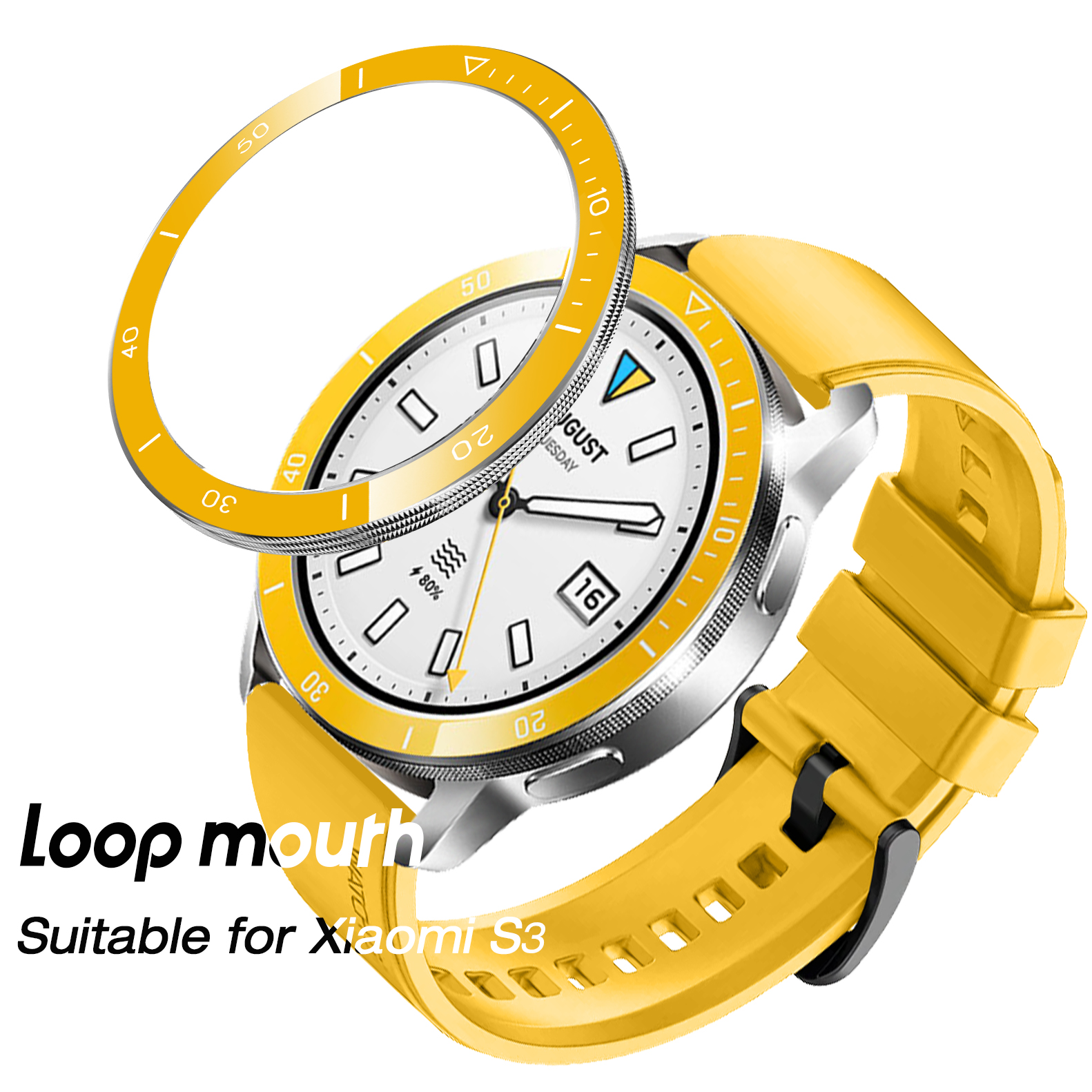 Bezel Ring For Xiaomi Watch S3 - Xiaomi Smartwatch S3 Accessories のレビューと価格