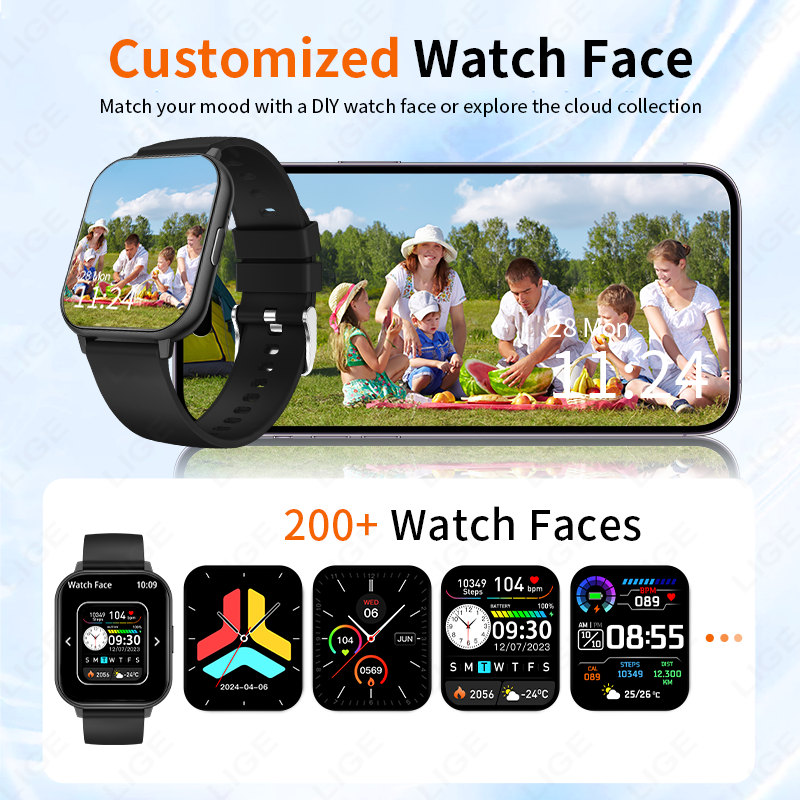 New Smart Watch Men Full Touch - Smartwatch Custom のレビューと価格