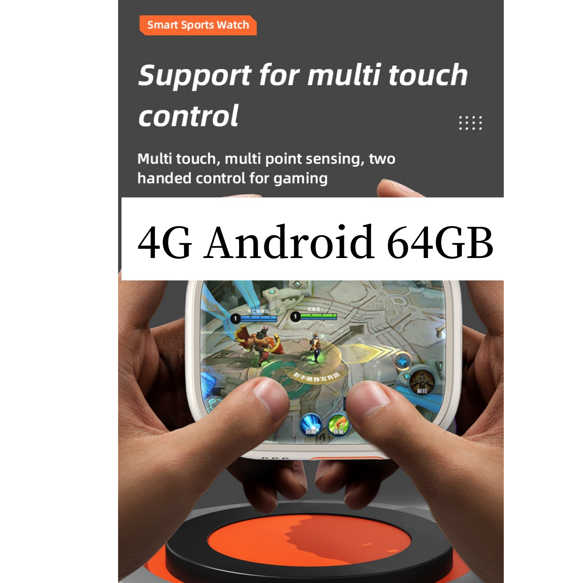 4G Android Smart Watch S10 2.2 - Smartwatch X18 のレビューと価格