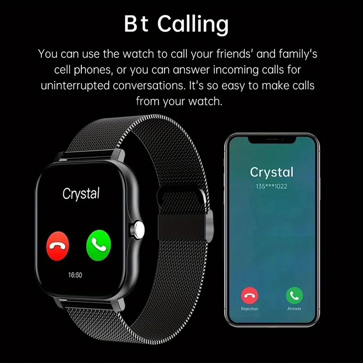 Smart Watch For Android IOS Wa - Smartwatch Id のレビューと価格
