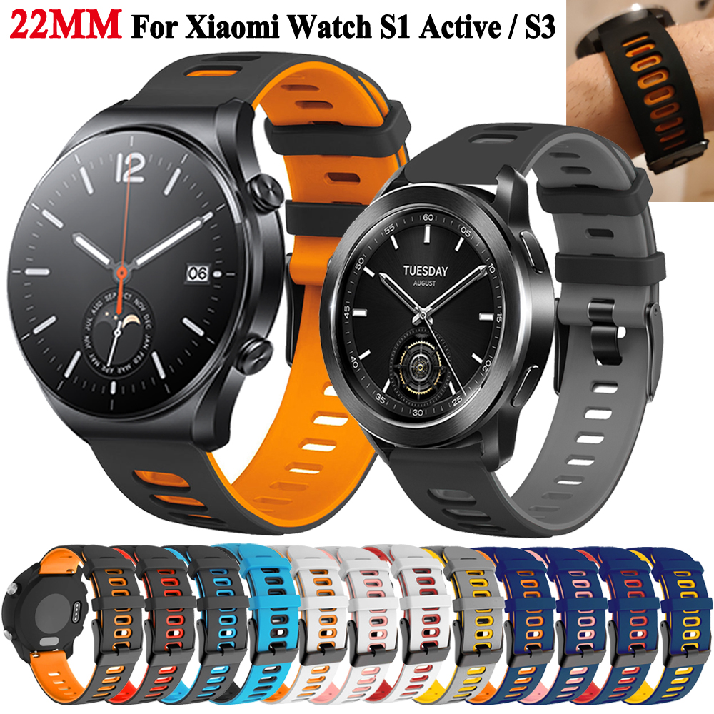 22mm Soft Silicone Watchband F - Xiaomi Smartwatch S3 Accessories のレビューと価格